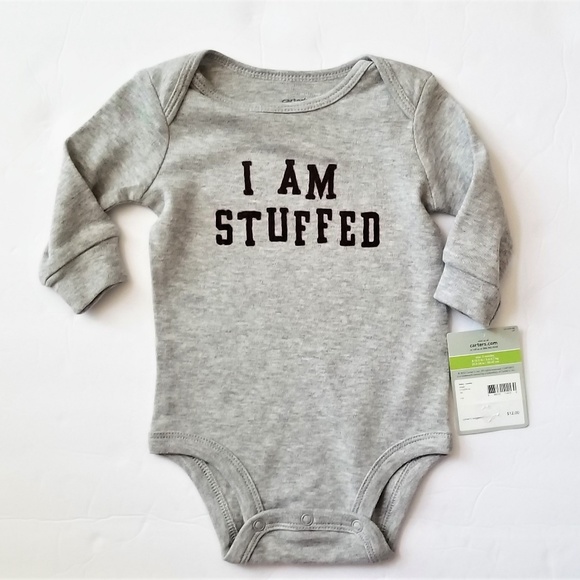Carter's Other - Carter's 3m Thanksgiving Onesie I Am Stuffed NWT